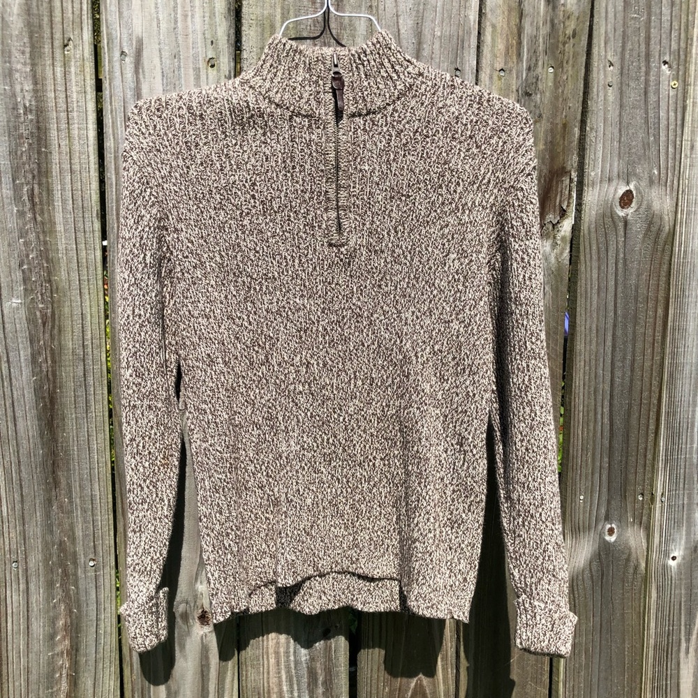 Gap Big boys 1/4 zip Brown sweater 12-16 XL-XXL